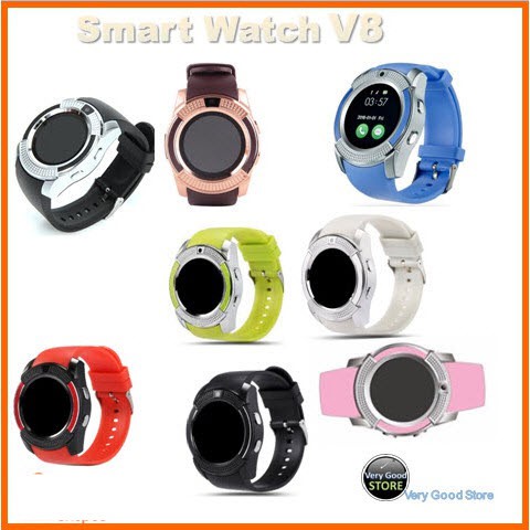 นาฬิกาโทรศัพท์ Smart Watch V8 แถมฟรีฟิล์มกันรอย