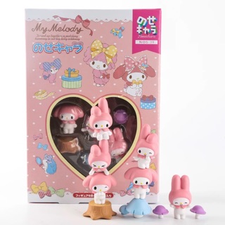 ⭐️พร้อมส่ง⭐️ มินิโมเดล Sanrio mini figure Collection 10 ชิ้น/กล่อง