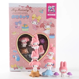 ⭐️พร้อมส่ง⭐️ มินิโมเดล Sanrio mini figure Collection 10 ชิ้น/กล่อง