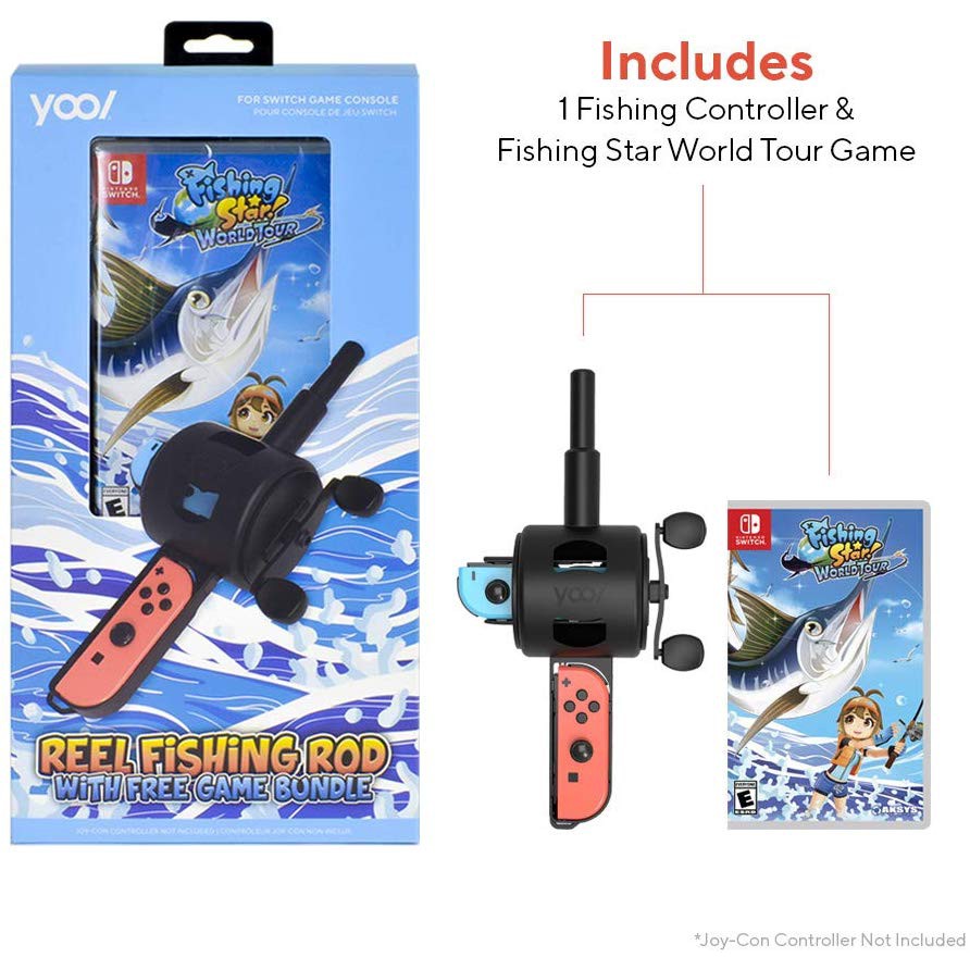 NSW Nintendo Switch - Reel Fishing Rod Bundle with Fishing Star World Tour (Switch GAMES ) (EN) (เกมส์ Switch)