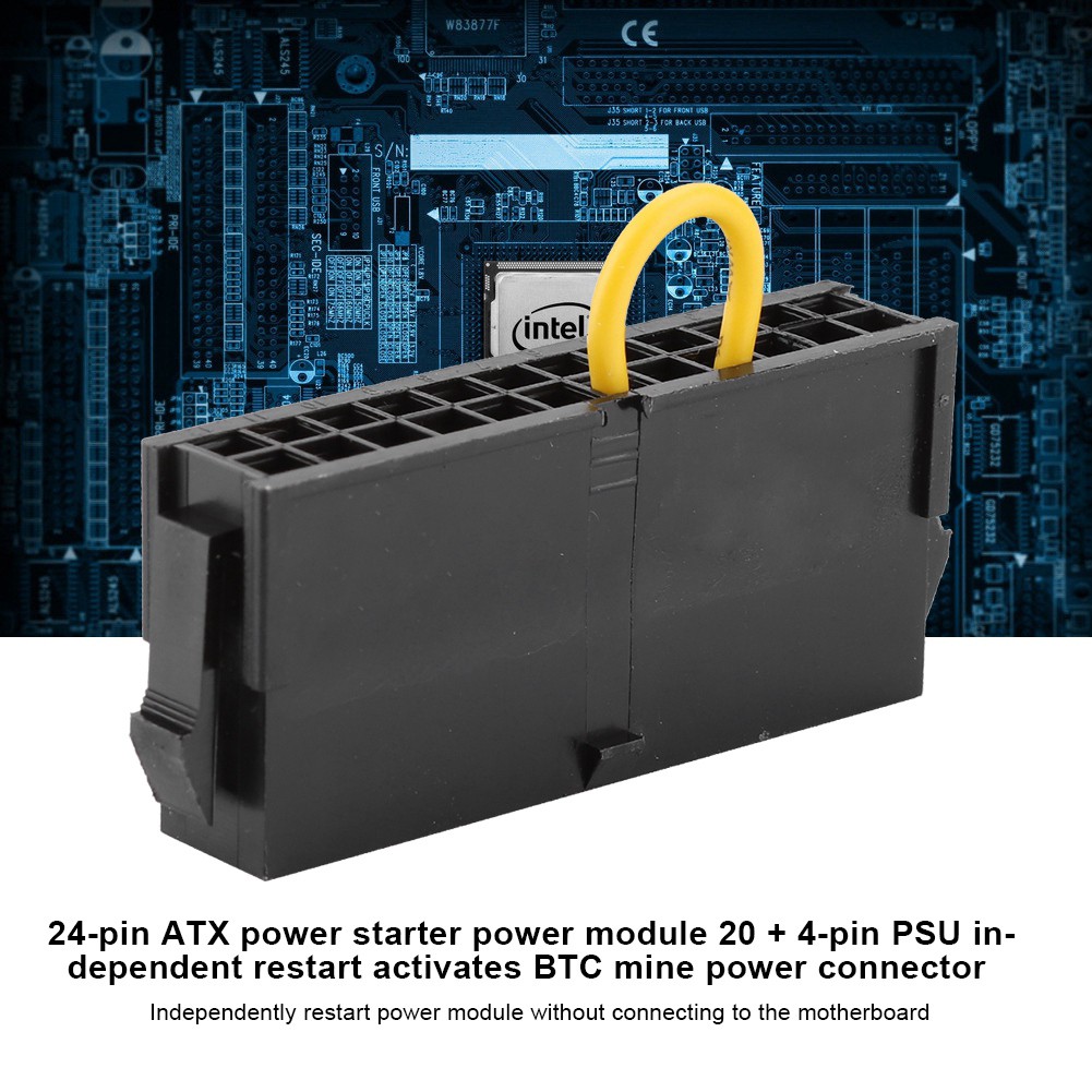 [PC] 24 Pin Test Power Supply ปลั๊กไว้ทดสอบ Power supply หรือต้องการเปิดตัว Power Supply
