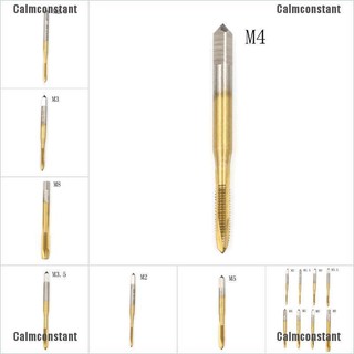 Calmconstant สกรูเกลียวเมตริก M2 M2.5 M3 M3.5 M4 M5 M6 M8 HSS