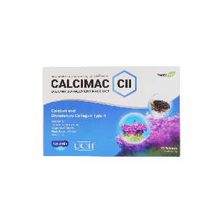 ส่งฟรี⚡ Calcimac CII บำรุงกระดูกและข้อเข่า 1 กล่อง โค้ดส่วนลด HWACDEP ลด 65