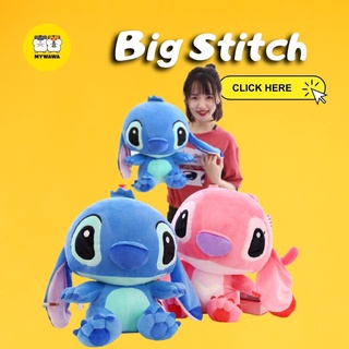 №◘△40CM Cute Lilo Stitch Plush Doll Toys Lilo &amp; Stitch Soft plushie Stuffed Doll Baby Gift birthday gift present