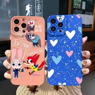 เคสโทรศัพท์มือถือ ขอบสี่เหลี่ยม ลายสุนัขจิ้งจอก กระต่ายน่ารัก สําหรับ OPPO Reno7 4G Reno6 Reno8 Z 5G Reno5 F 7 Lite A17 A17K A77S A57S