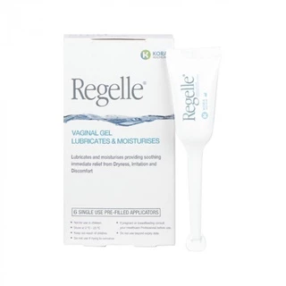 Regelle รีเจล เจลหล่อลื่นและให้ความชุ่มชื้นในช่องคลอด ( 6 ชิ้น/กล่อง )