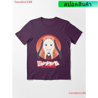 New Runa Yomozuki Kakegurui Essential T-Shirt เสื้อยืดพิมพ์ลายการ์ตูนมังงะ ดผ้าเด้ง คอกลม cotton แฟชั่น discount Unisex