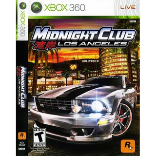 Midnight Club: Los Angeles (Xbox 360)แผ่นเกมส์ Xbox 360 เกมรถแข่ง แผ่นไรท์เล่นได้กับเครื่องที่แปลงแล้ว