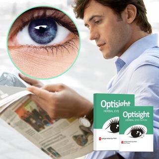 แผ่นสมุนไพรดูแลรอบดวงตา Optisight 10ชิ้น / กล่อง