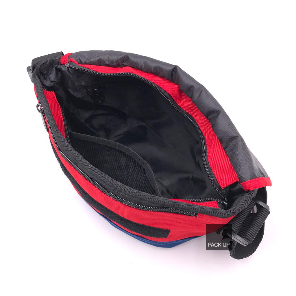 𝗣𝗔𝗖𝗞 𝗨𝗣 กระเป๋าสะพาย MTF รุ่น 6068 (สีแดง)