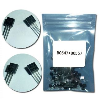 4Pcs -​ ทรานซิสเตอร์​ -  BC547 BC557​ NPN PNP TO-92