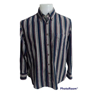 เสื้อเชิ้ตแขนยาวแบรนด์ POLO PREMIUM CORDUROY SIZE L มือ2