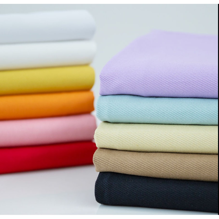 150*100 ซม. ผ้าผ้ายีนส์ผ้าฝ้ายสีสันสดใส DIY หมวกกระเป๋าผ้า Sothing