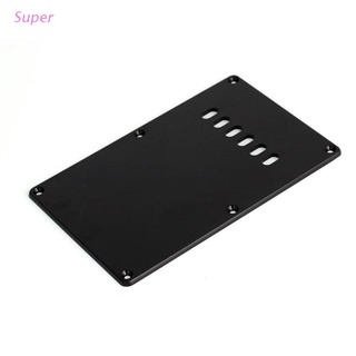 Super Ply Single Black Guitar Tremolo Spring Backplate Cover For Black Electric Guitar