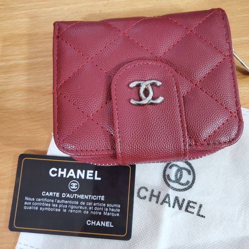 กระเป๋าสตางค์ Chanel 2 in 1 งานมือสองตู้เกาหลี