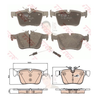 GDB2071 ผ้าเบรค-หลัง(TRW) (เนื้อผ้า COTEC) BENZ C-CLASS C180,C200, C250 (W205) 1.6L,2.0L, 2.1L 2WD 13-&gt;