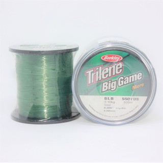 TRILENE Big Game 6LB เอ็นโหลดสีเขียวขี้ม้า