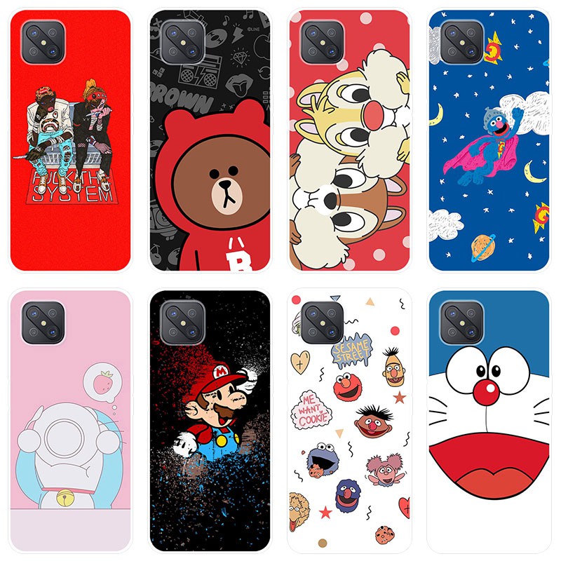 เคสสำหรับ OPPO Reno4 Z เคส Soft TPU Phone Case Back Cover OPPO Reno 4Z 5G Reno4Z เคสซิลิโคน กรณี Cute