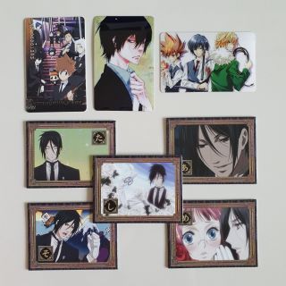 พรีเมี่ยม โปสการ์ด การ์ดใส การ์ดขุ่น - Reborn รีบอร์น / ฺBlack Butler พ่อบ้านปีศาจ