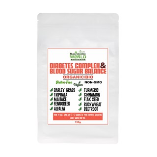 ORGANIC/BIO DIABETES COMPLEX &amp; BLOOD SUGAR BALANCE | 150g