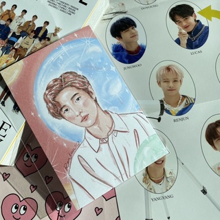 💚NCTdream postcard fanart เอ็นซีที NCTDREAM โปสการ์ด แฟนอาร์ต เอ็นซีทีดรีม พร้อมส่ง🌷✨