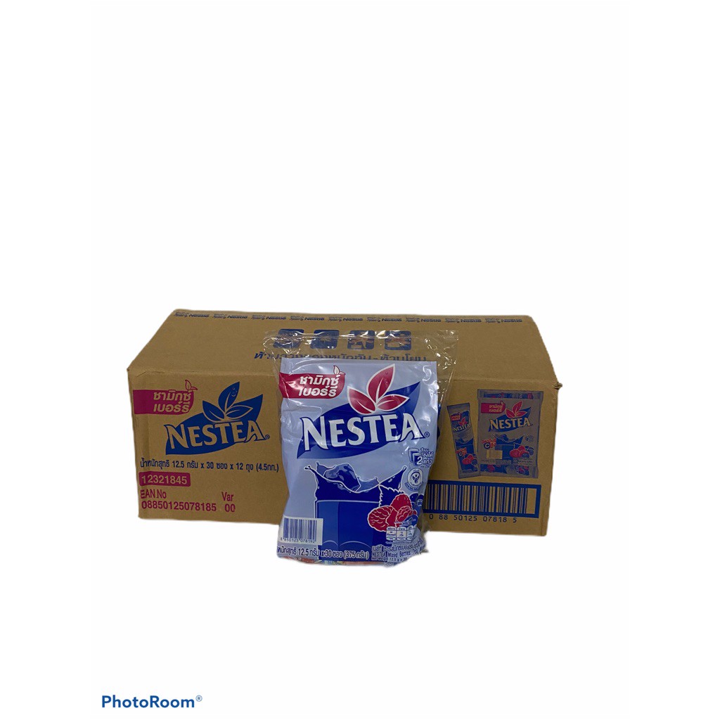 ชามิกซ์เบอร์รี่ NESTEA 12.5g 1ลัง/บรรจุ 12 แพค/จำนวน 360 ซอง ราคาส่ง ยกลัง สินค้าพร้อมส่ง