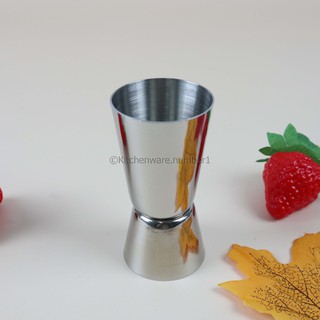 KITCHENWARE_NUMBER1 [พร้อมส่ง] จิ๊กเกอร์ตวง แก้วตวงเครื่องดื่ม ตวงเหล้า งานสแตนเลส