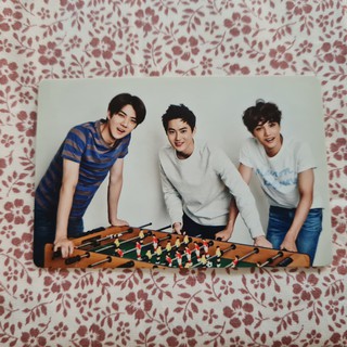 [แท้] โฟโต้การ์ด ไค ซูโฮ เซฮุน Kai Suho Sehun EXO 2016 Seasons Greetings Global ver. Photo Card