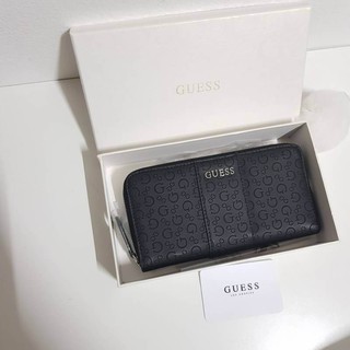 กระเป๋า Guess leather wallet กระเป๋าสตางค์ใบยาวรุ่นซิปรอบ