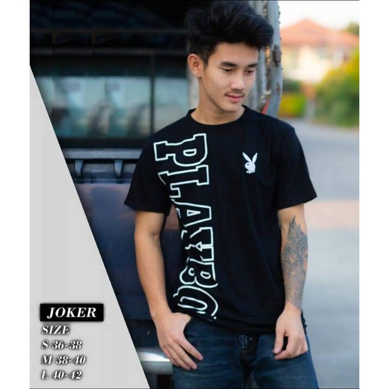 เสื้อยืดคอกลม​ Playboy​