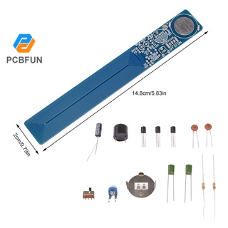 Pcbfun ชุดอุปกรณ์ตรวจจับโลหะ DC3-5V เรียบง่าย DIY สําหรับงานเชื่อม เทคโนโลยี