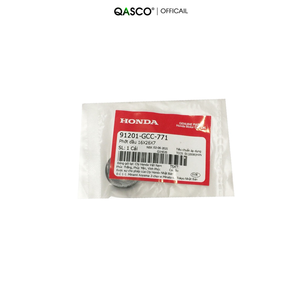 ซีลน้ํามัน HONDA 16X26X7 ที่ใช้ร่วมกันโดยยานพาหนะมากมาย QA(91201GCC771)