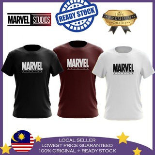 เสื้อยืดผ้าฝ้าย 100% พิมพ์ลาย MARVEL UNISEX