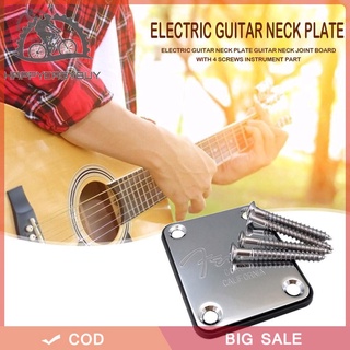 On Sale &amp; Electric Guitar Neck Plate Telecaster Guitar Neck Joint Board with 4 Screws