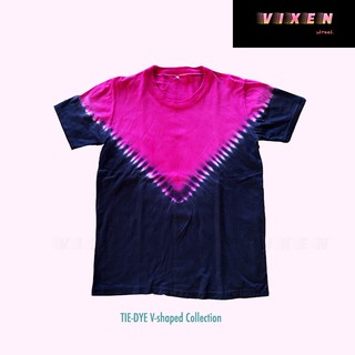 เสื้อมัดย้อมสีสด ลาย V shaped design by VIXEN street