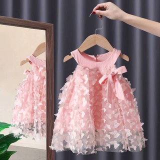 D009 ชุดเดรสกระโปรงเด็กหญิงน่ารักงานขายดีตลอดกาล[พร้อมส่งในไทยไม่ต้องรอนานอีกต่อไป]