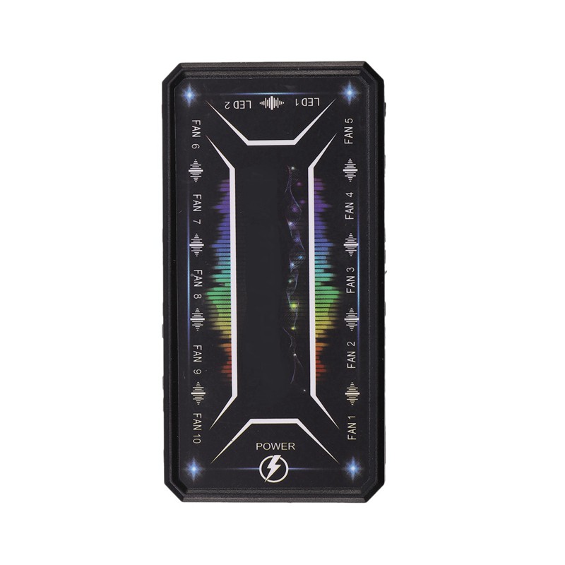 PC Adjust LED Fan Quiet Remote Computer Cooler Cooling RGB Case Fans ...