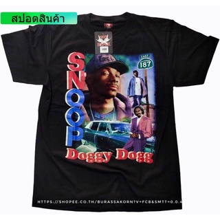 เสื้อยืดSnoopdog snoopdog hiphop t shirts ผ้าฝ้ายแท้