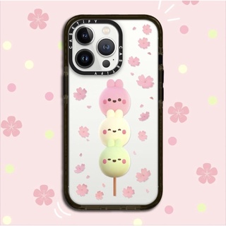 Casetify Bunnies Dango by Art.ix3d 13 Pro Max Impact Case สี: Black [13PMสินค้าพร้อมส่ง]