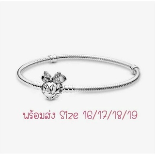 Pandora  silver   Disney bracelet  **Minnie ข้อมือมินนี่