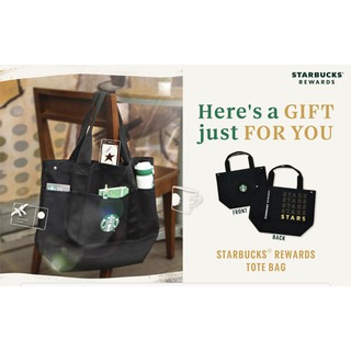 กระเป๋าสตาร์บัคส์ Starbucks Rewards Tote Bag ใบใหญ่โตใส่ช้างก็ได้ 530 บาท