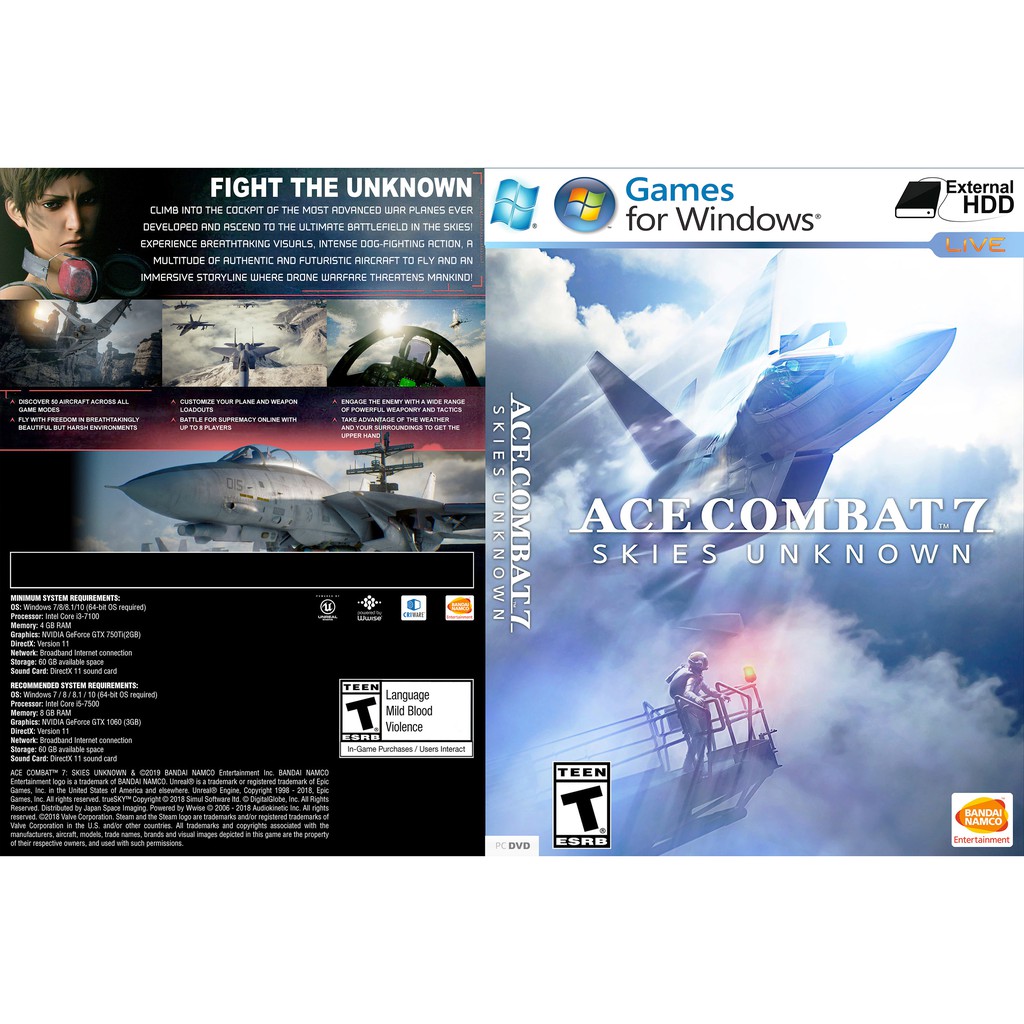 Ace Combat 7: Skies Unknown PC GAME Offline [Pendrive INSTALLATION]