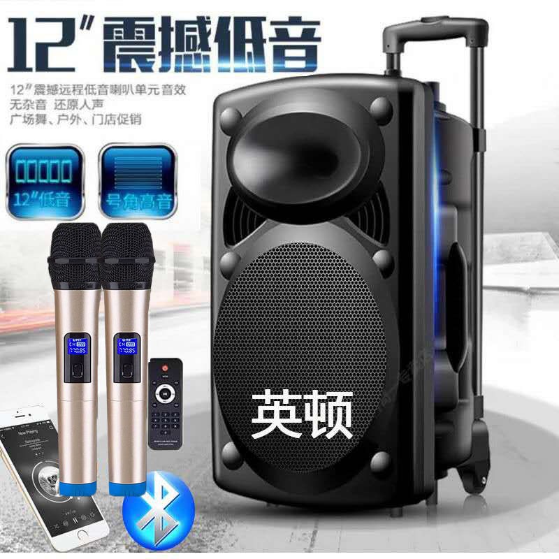【Ready stock】Kids Wireless Bluetooth Microphone Handheld KTV Singing