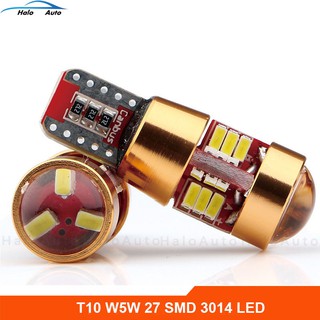 หลอดไฟ T 10 194 W W 168 27 Smd Led 3014 สําหรับติดรถยนต์ 1 ชิ้น