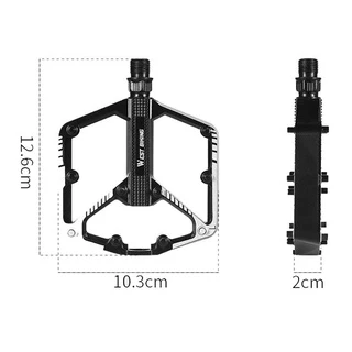 XUESEEE บันไดจักรยาน Ultra-Light Cycling DU Bearing แป้นเหยียบแบบแบน