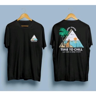 เสื้อยืด พิมพ์ลาย TIME TO CHILL DISTRO สําหรับผู้ชาย