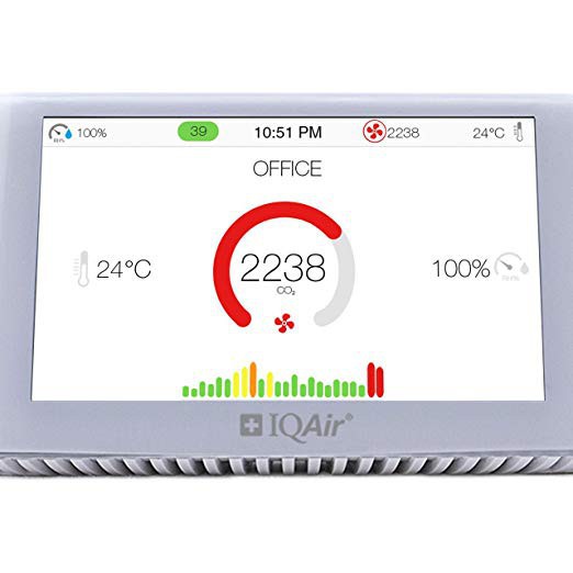 ▼เครื่องวัดฝุ่น IQAir AirVisual Pro The World's Smartest Air Quality Monitor เครื่องวัดคุณภาพอากาศ เ
