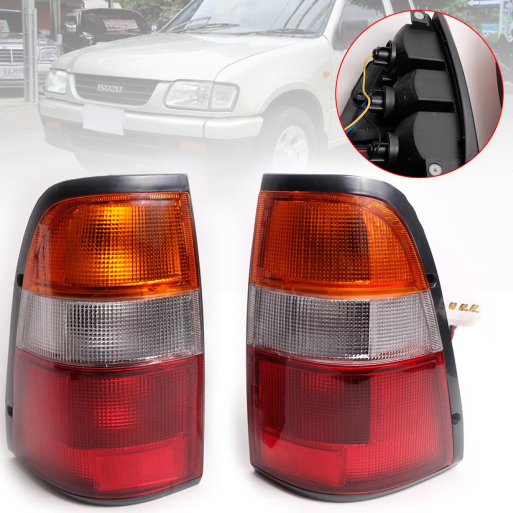 ไฟท้าย รุ่น อีซูซุ ISUZU TFR ดราก้อนอาย ปี 1997 - 2003 รวมชุดหลอดไฟ และสายไฟ 3 สี