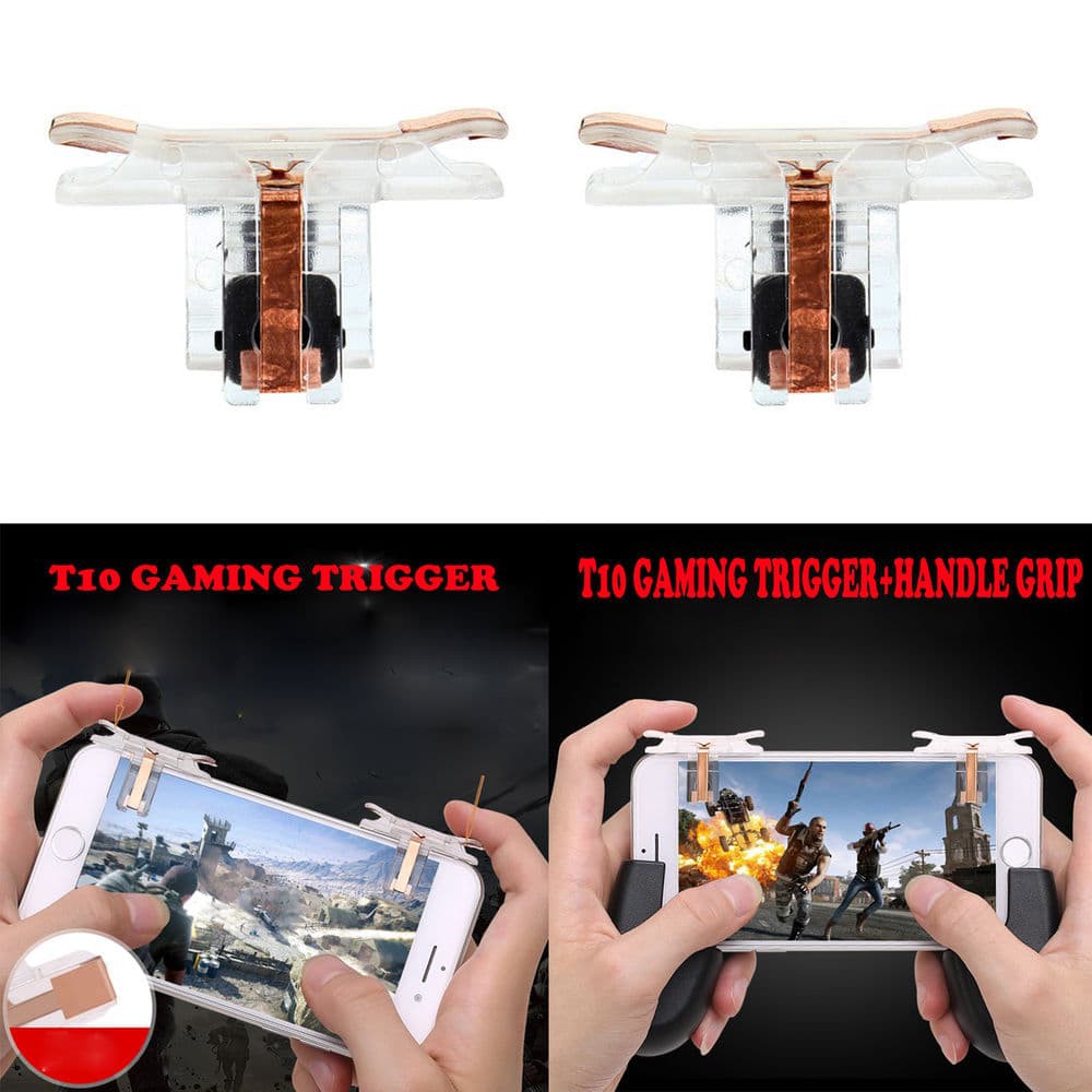 ล1 ร1|L1r1 T10 จอยสติ๊ก Sharpshooter Trigger Aim ปุ่มไฟ PUBG ROS