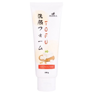 Morika โฟมล้างหน้า Tofu Facial Foam 100 กรัม โฟมล้างหน้าสูตรเต้าหู้ ฟองหนานุ่ม ทำความสะอาดผิวหน้าอย่างอ่อนโยน